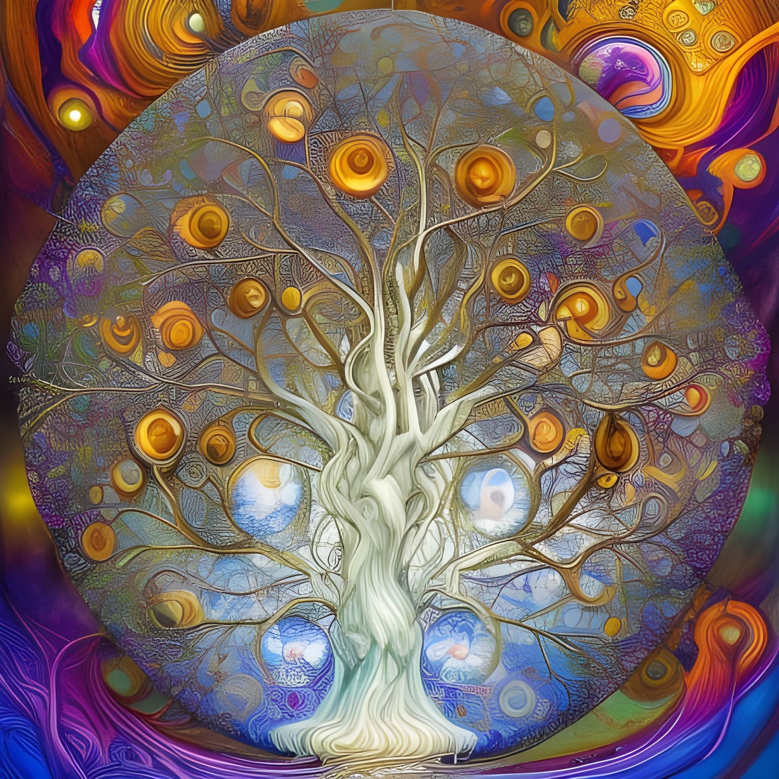 Tree of Life with Crystalline Canopy