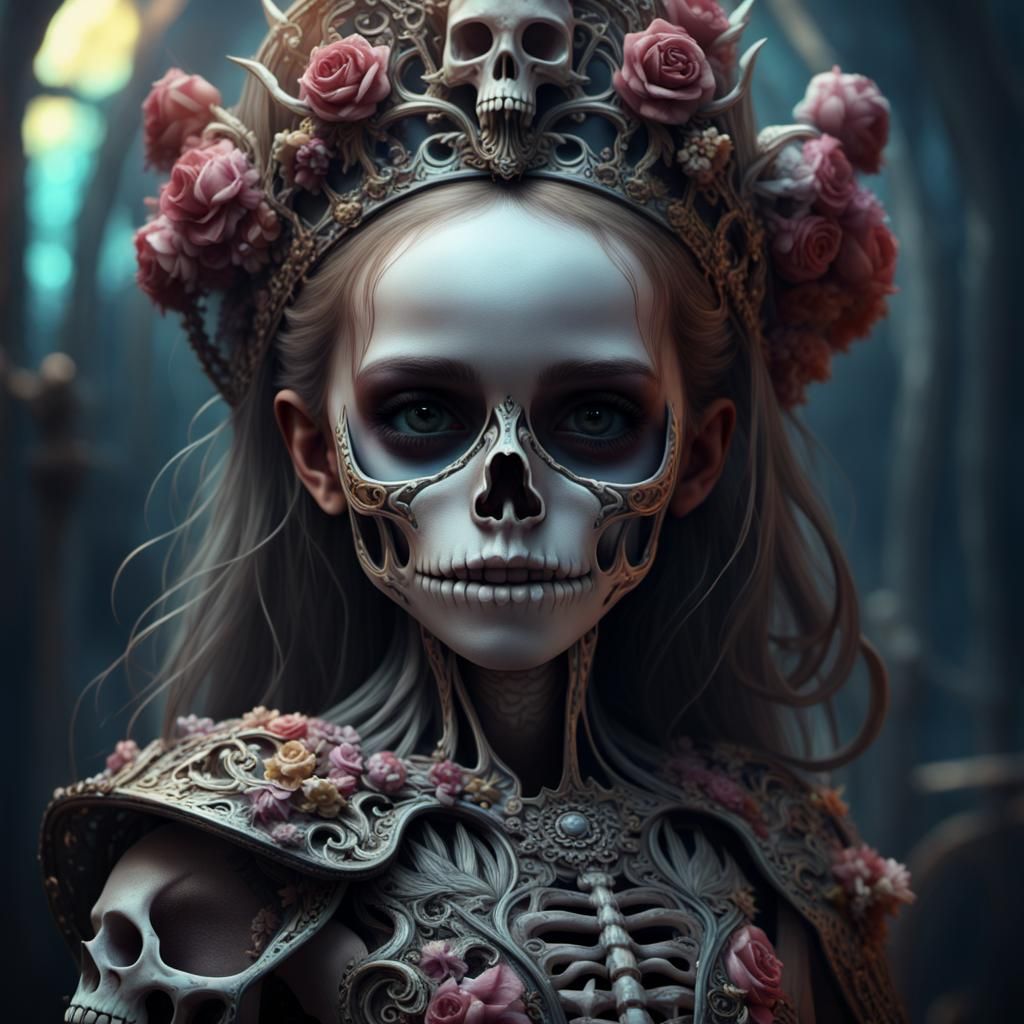 Macabre child beauty queen