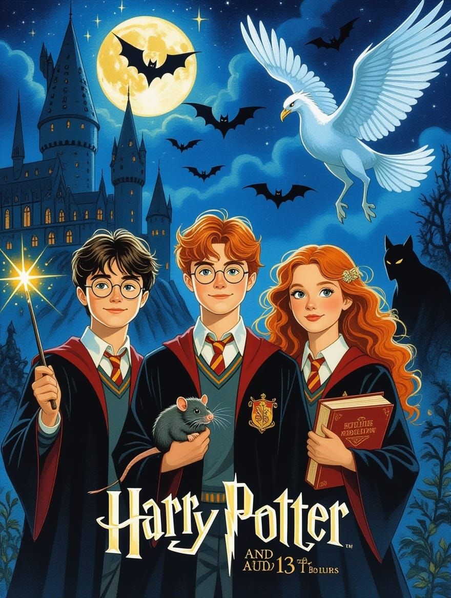 Three Young Friends Embark on a Magical Adventure in a Haunt...