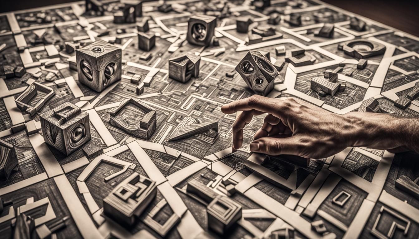 M.C. Escher Inspired Impossible Hand Illusion