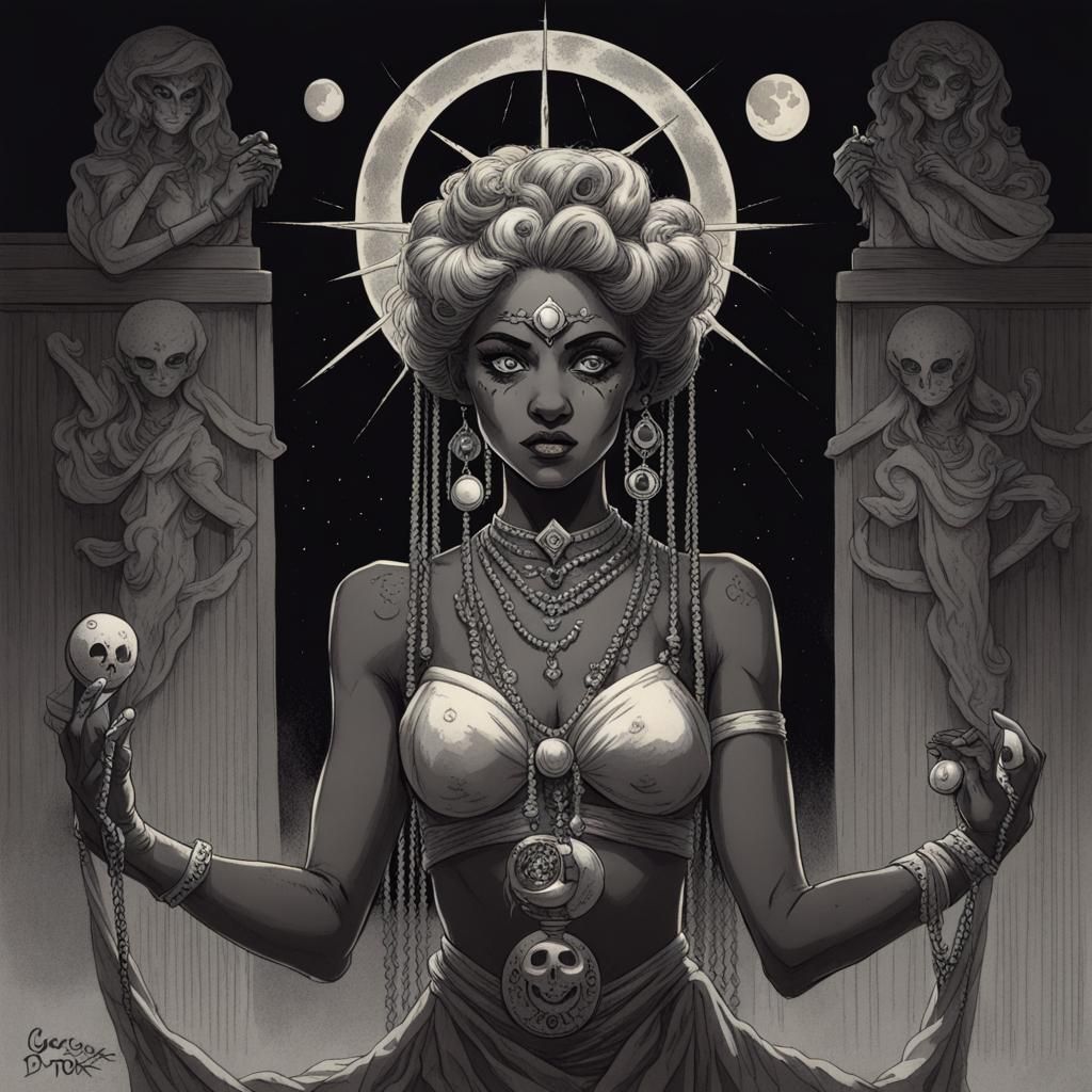 Sailor Moon as a Voodoo Goddess