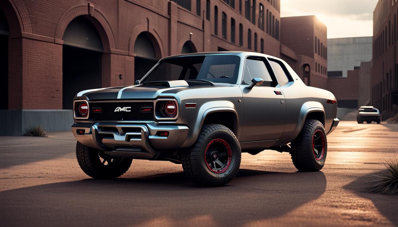 2024 AMC Rebel The Machine Concept: Hyperrealistic Rendering