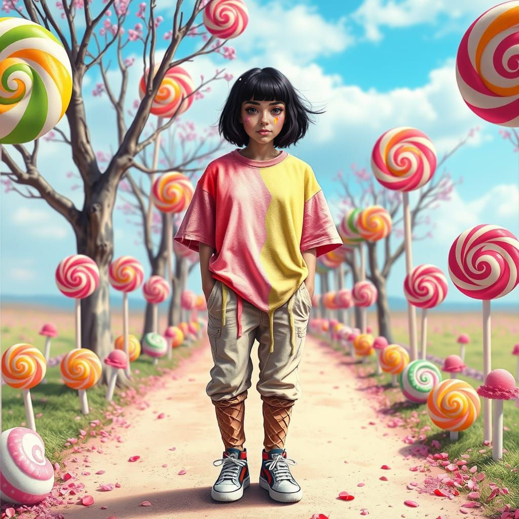 Ice Cream Fashion in a Candy Wonderland