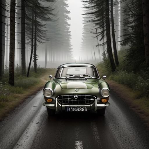Volvo p1800 rally car
