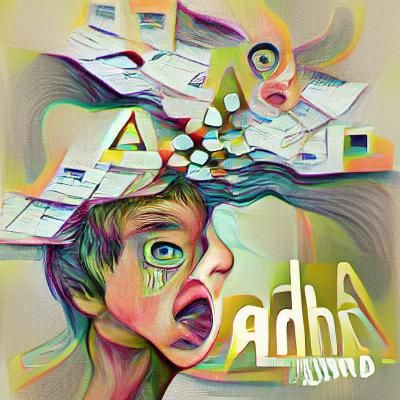Abstract AI Interpretation of ADHD