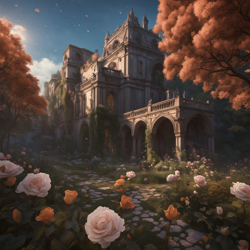 Female Vampire in Pre-Raphaelite Style Painting