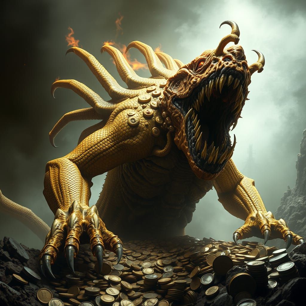 Greed Incarnate: A Twisted, Golden Beast Awakens