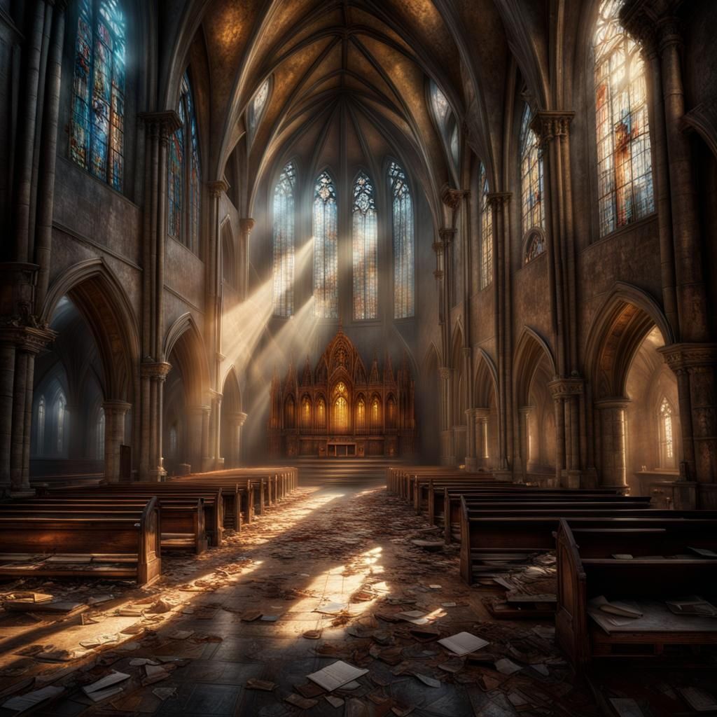 From Busy to Abandoned - Cathedral