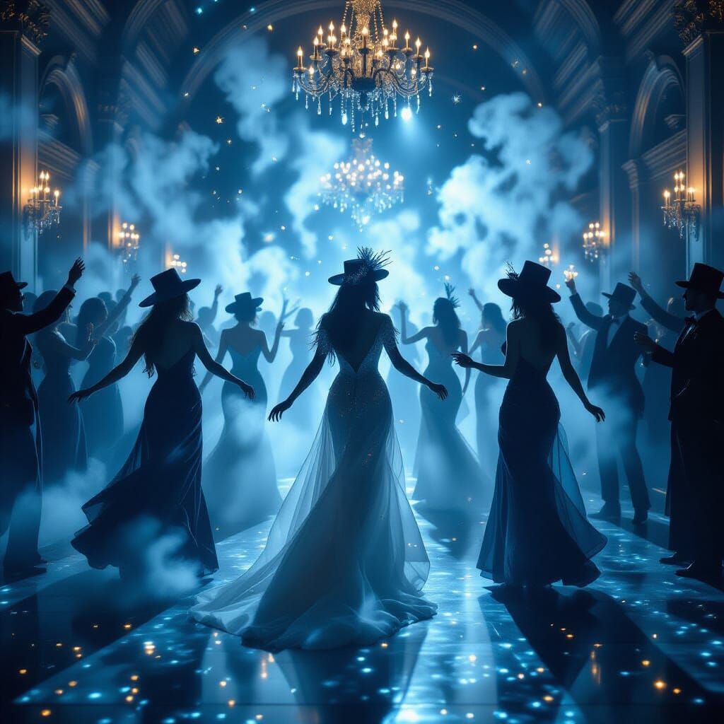 Spectral New Year's Eve Ball in Haunted Hall