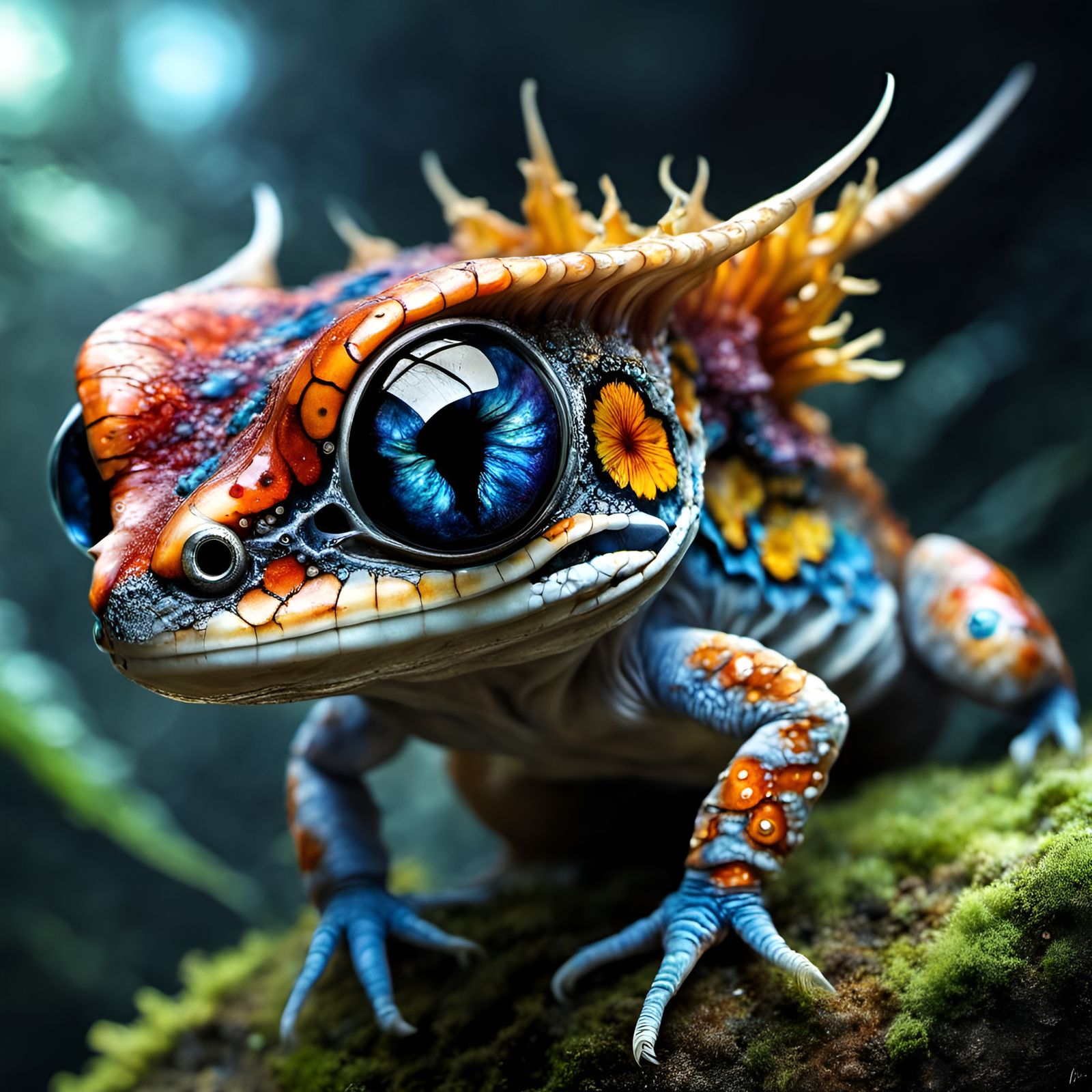 Geico Gecko on Shrooms.