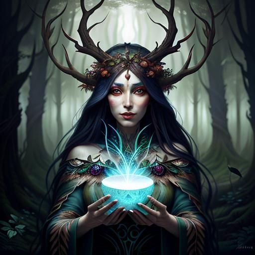 Mystical Forest Shaman Illusion, Dittman Style
