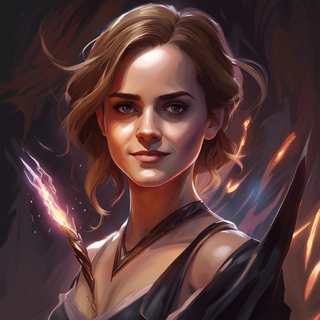 Emma Watson as Sorceress in Dark Magic Combat