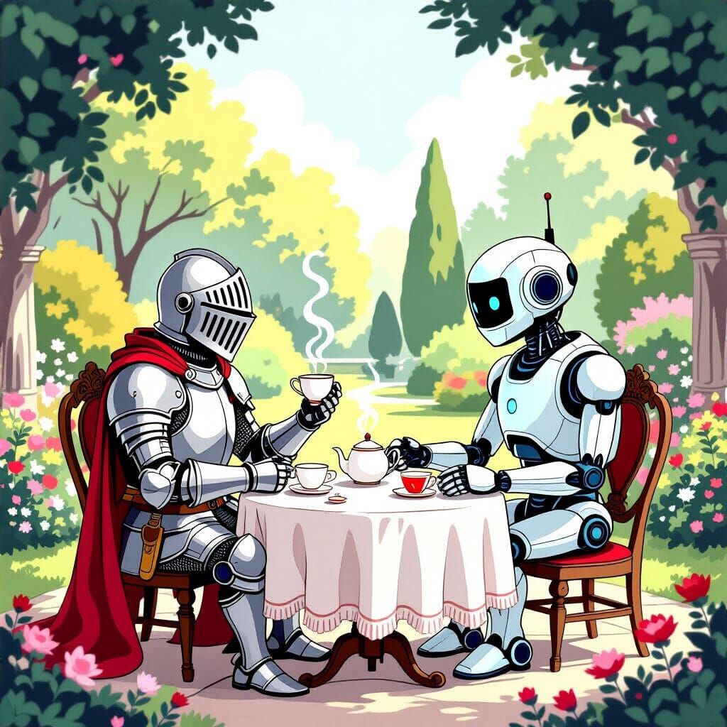 A formal tea party