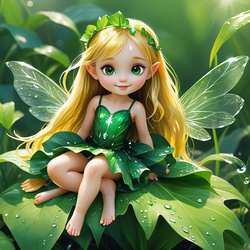 Fairy Lily in Morning Dew