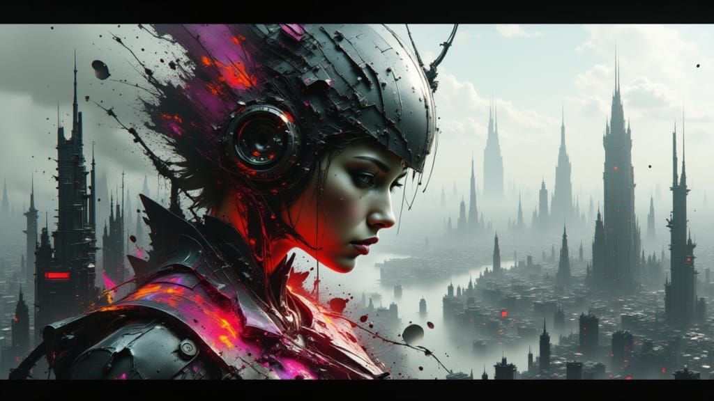 Majestic Metropolis Cityscape Concept Art