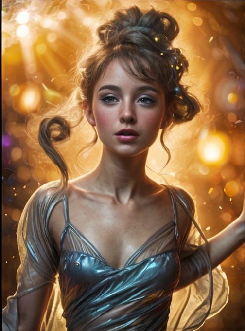 Tiny Glass Dancer in Spotlight