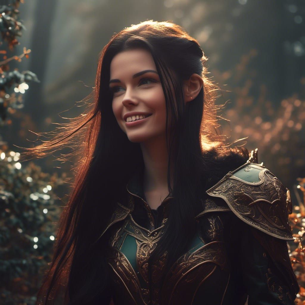 Legolas and Laurelin Ithilwen: Epic Digital Painting