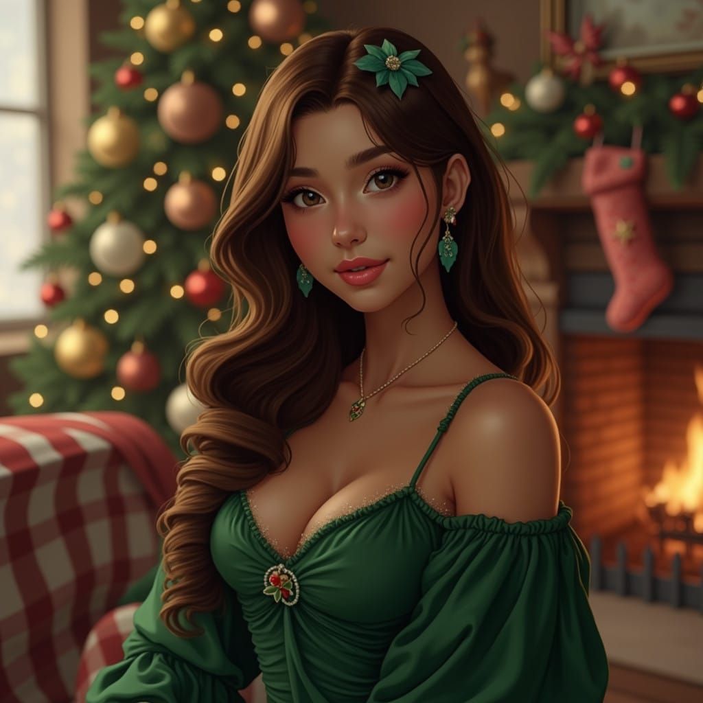 Sasha in Cozy Winter Wonderland