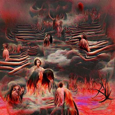 Desolate Purgatory: An AI Generated Interpretation