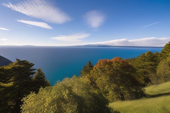 Expressionist Abstract in Style of Monet and Moebius