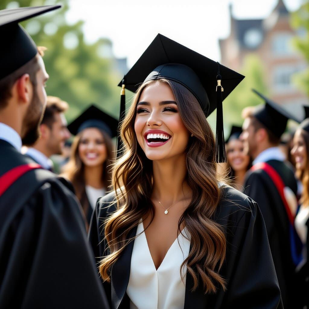 Graduation Celebration: A Cinematic Digital Painting