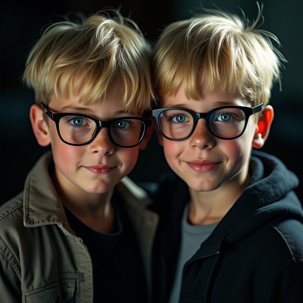 Chiseled Confidence Meets Awkward Charm in Two Boys