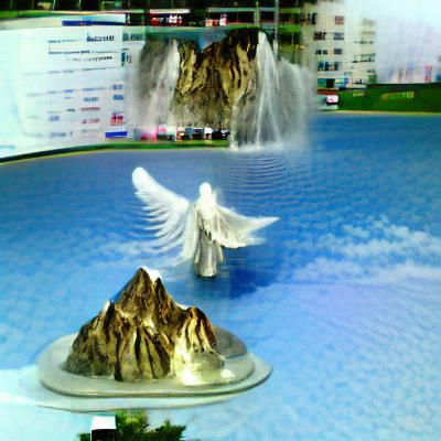 Ethereal Angel Bathed in Celestial Light