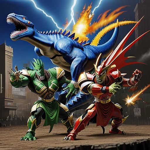 Mesogog from Dino Thunder GBA Game