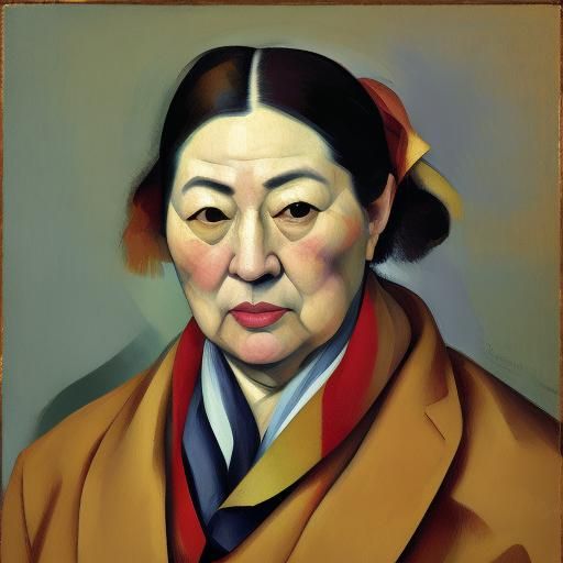 Neoclassical Portrait of Four Girls in Diverse Styles