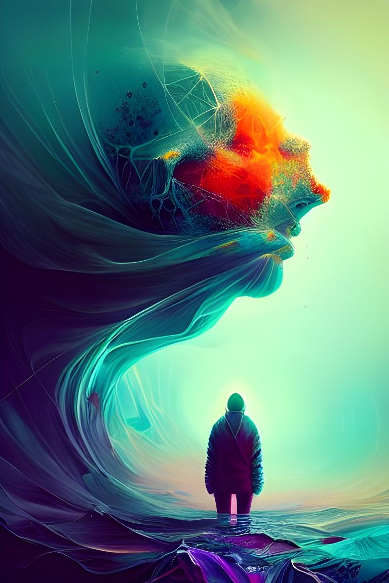 Dreamlike Oblivion Painting in Digital Art Style