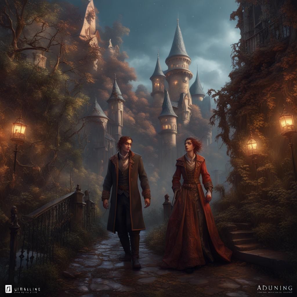 Zade and Addaline: Fantasy Concept Art