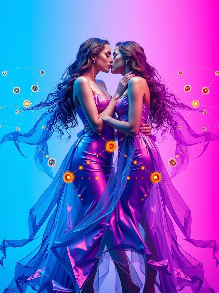 Quantum Kiss in Infinite Realities