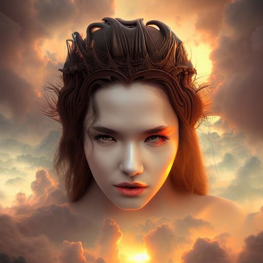 Heaven or Hell: A Detailed Digital Matte Painting