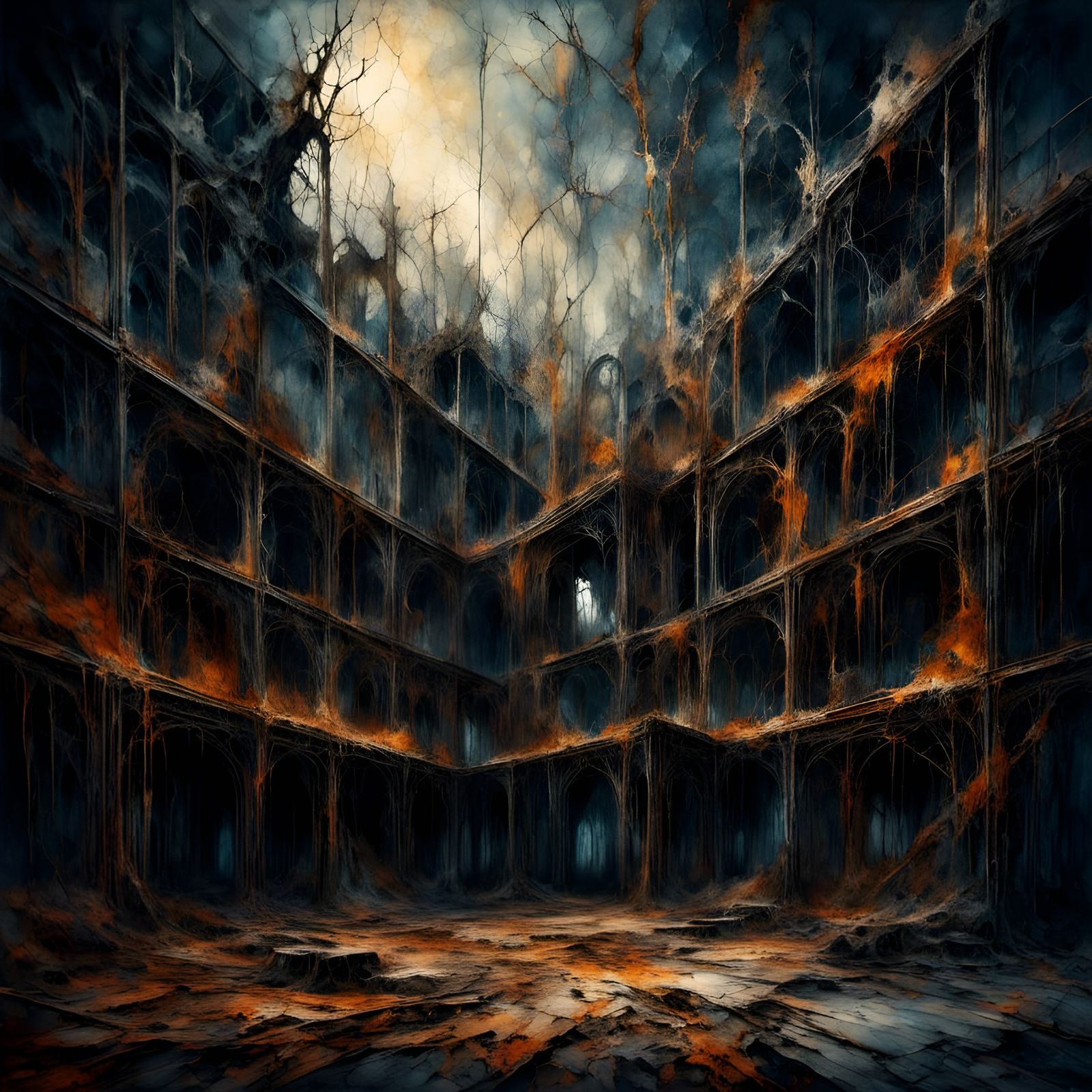 Cover for Divulan Dreams' 5th studio album, Loss Industry In...