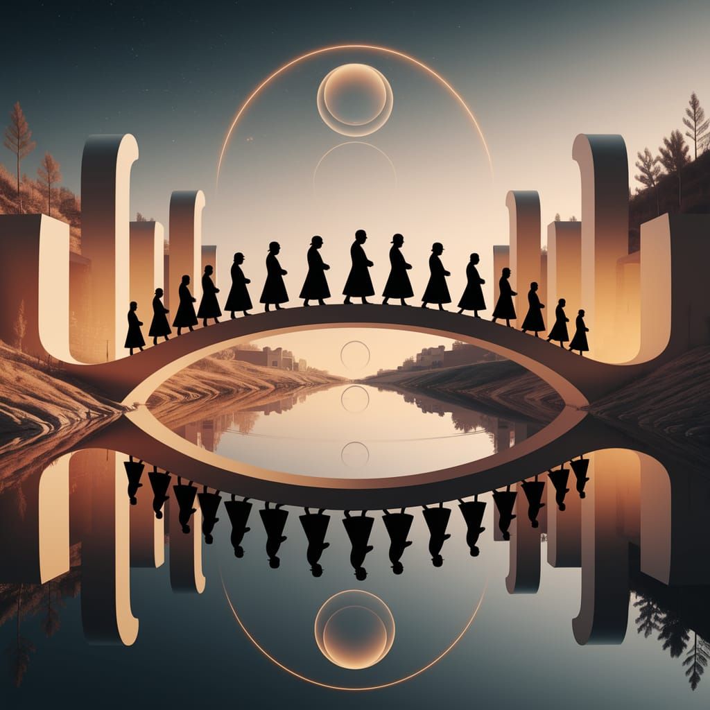 Twilight Bridge: Cosmic Portal and Dreamlike Pilgrimage