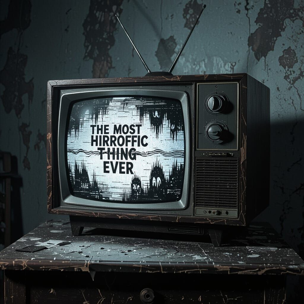 Vintage TV Broadcasts Nightmarish Glitch Art