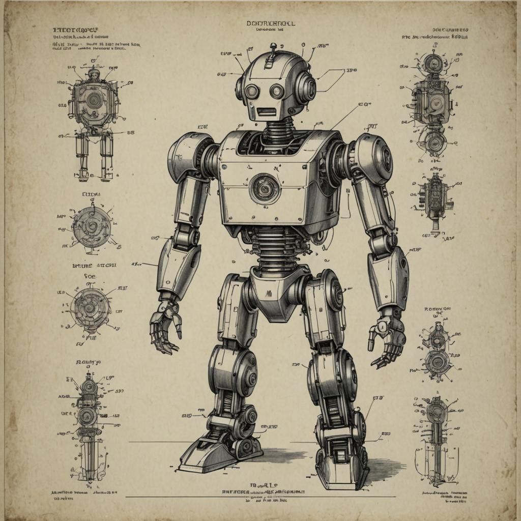 Robot Patent Drawing