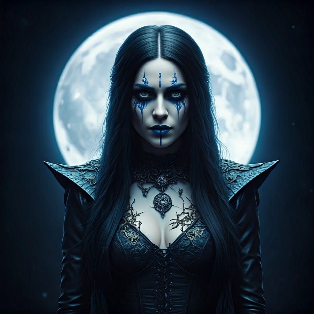 Androgynous Sorceress in Elden Ring Style