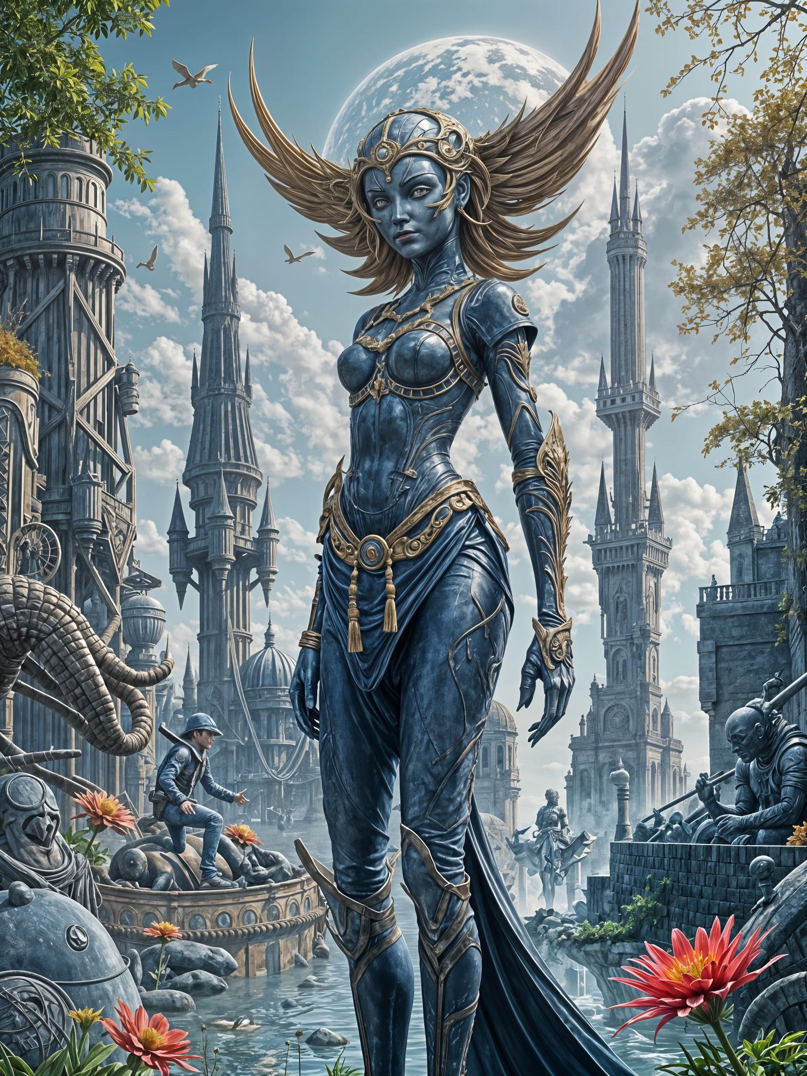 Hyperrealistic Image with Exceptional Clarity and Detail