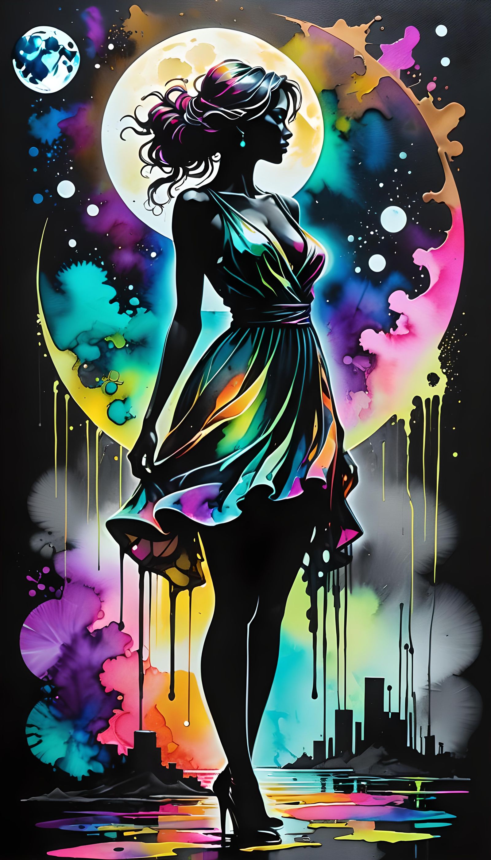 Dripping Neon
