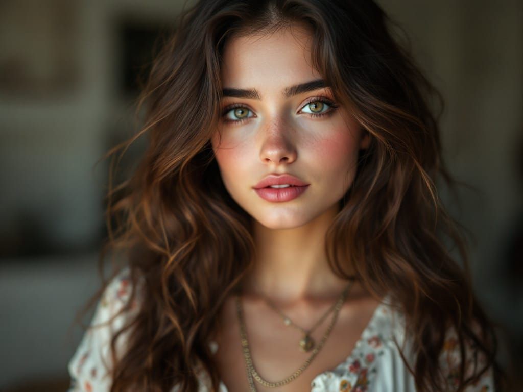 Ultra-Hyper-Realistic Portrait of a Beautiful Young Woman