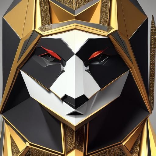 Complex Composition of Rigid, Angular Shapes