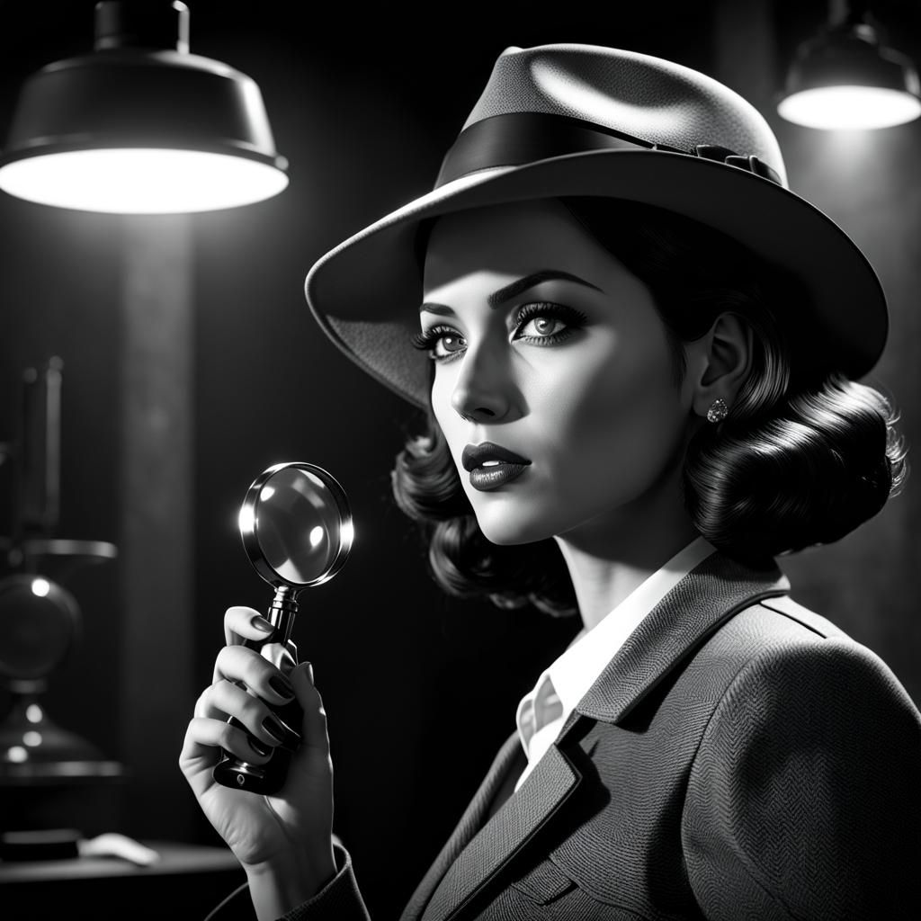 Daily  Challenge #435: Detectives ("Detective Film Noir")