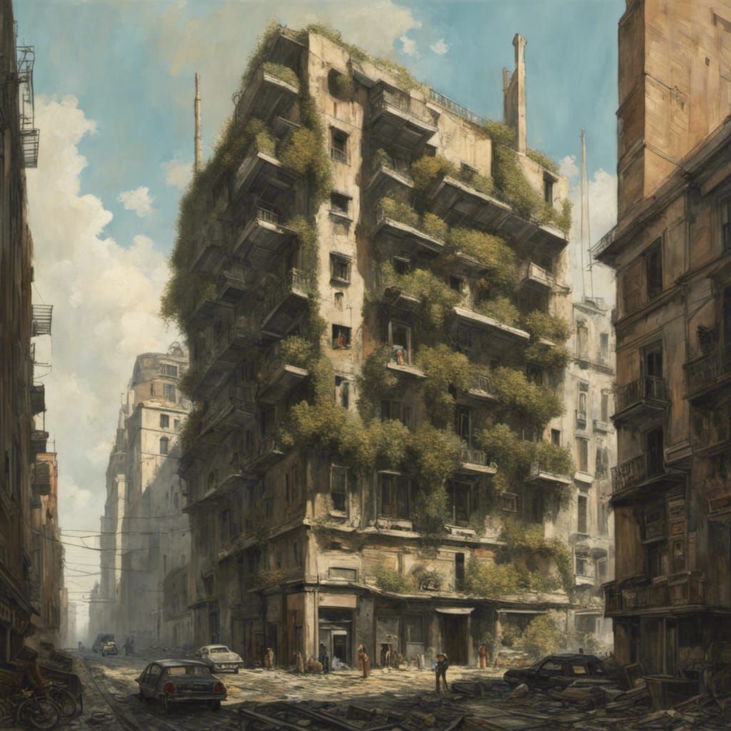 Post-Nuclear Italy: Milano City Streets