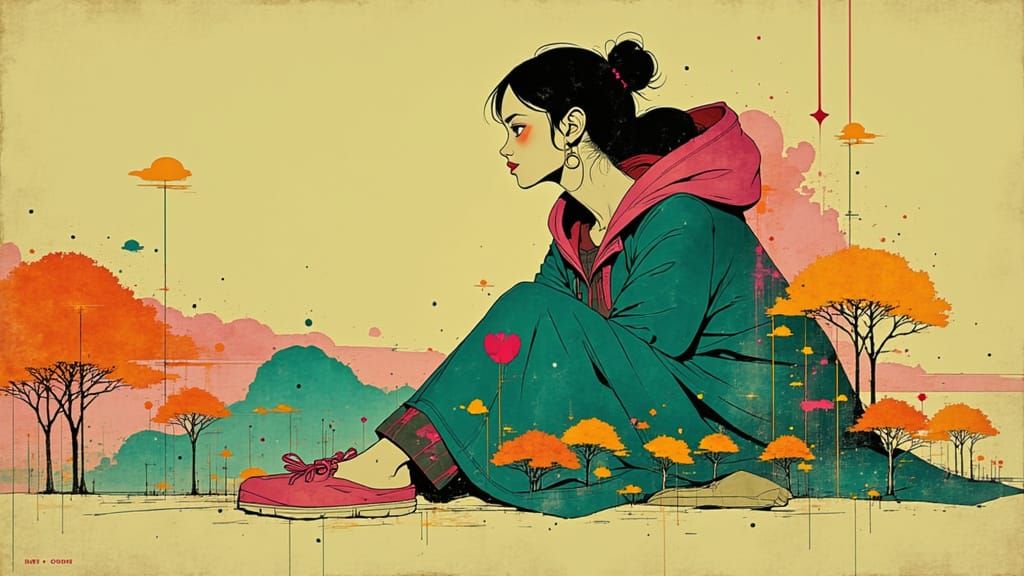 Leslie Ditto-Inspired Surrealist Digital Art