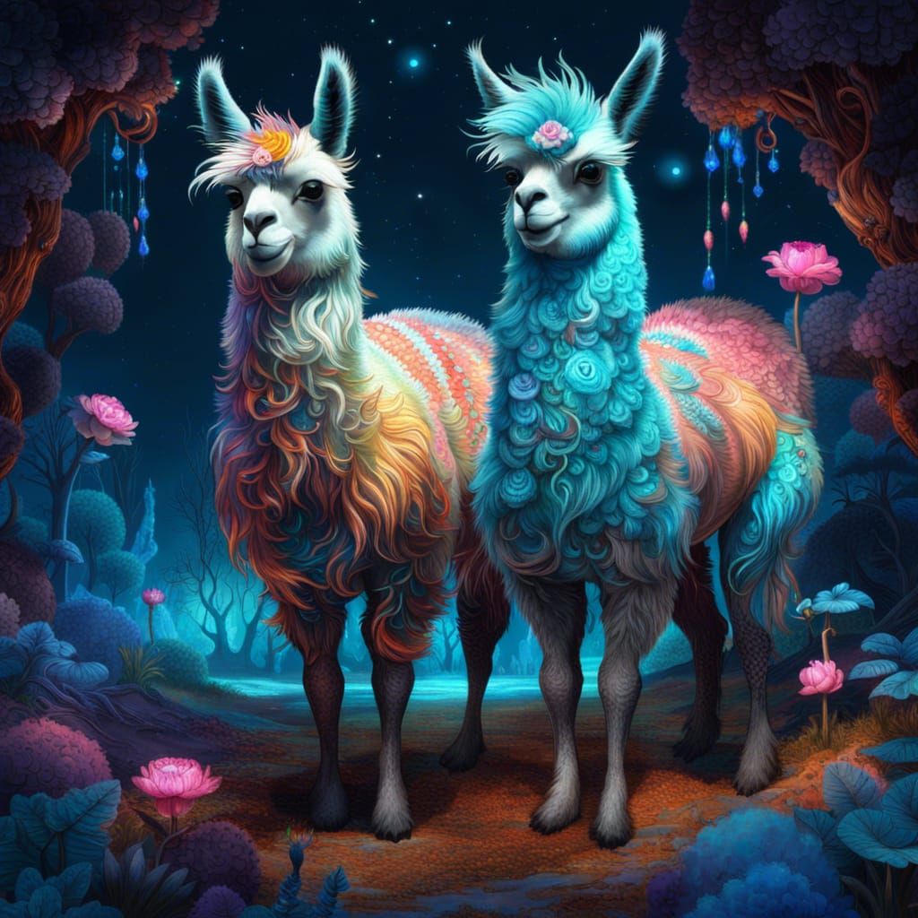 The llamas' adventures