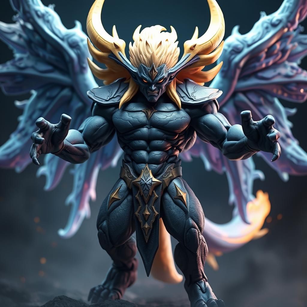 Volo Fused with Arceus: A Powerful Pokémon Figure