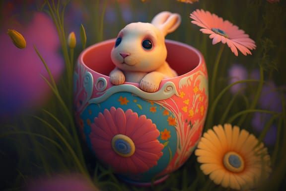 Easter Bunny's Tea Party: A Cupful of Spring