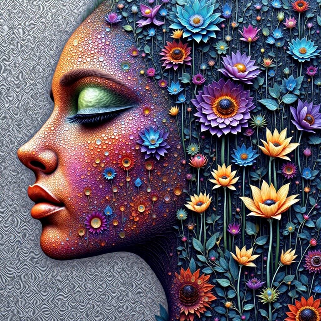 Willendorf Goddess Sculpture with Whimsical Elements