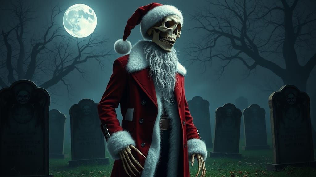 Santa Jack as a Real Skeleton